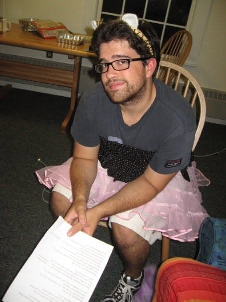 Kaan in a tutu